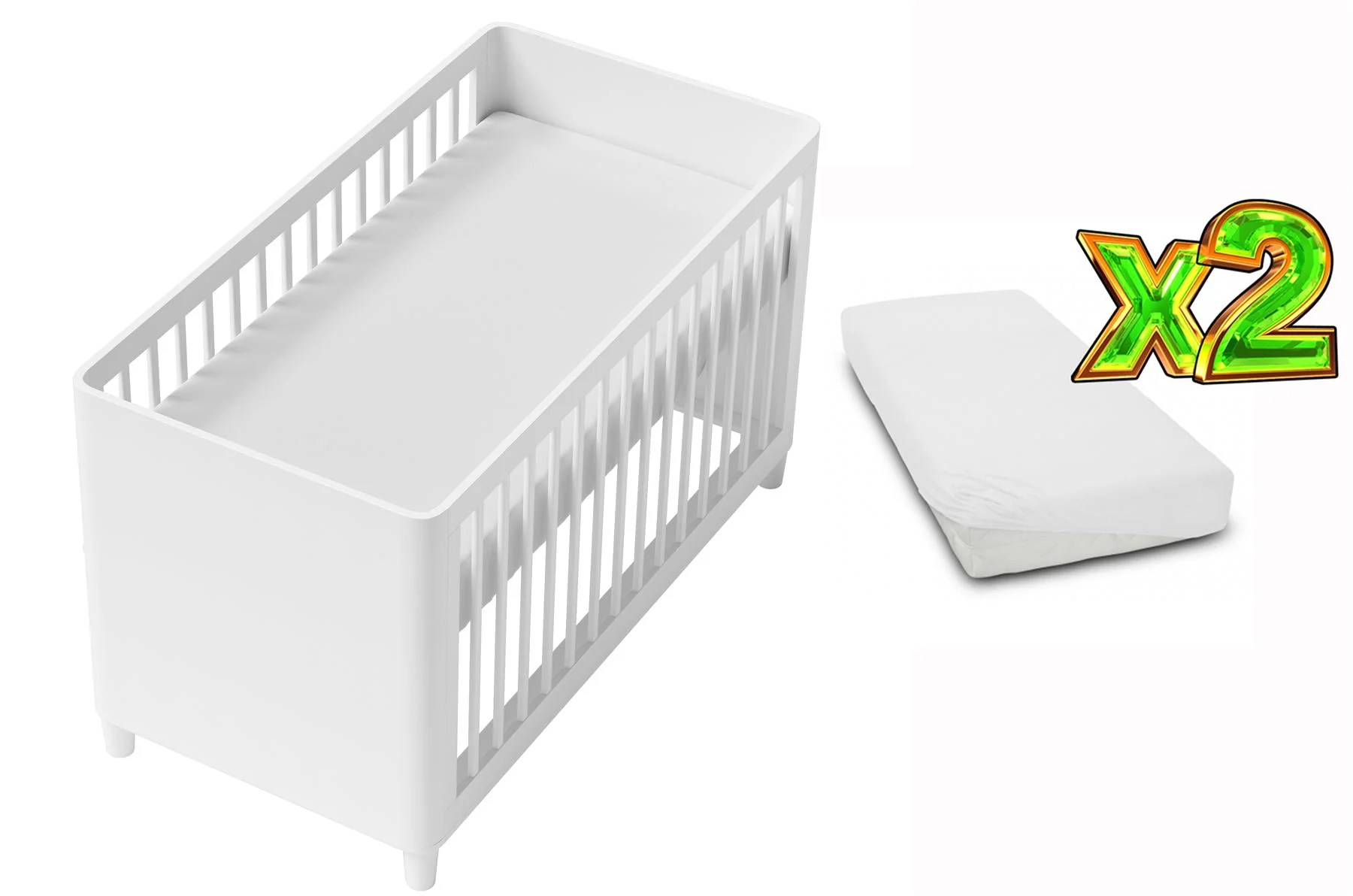 Jersey Crib/Cradle 90x40cm